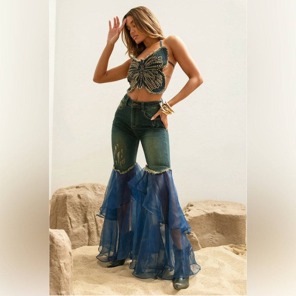 Fashion nova denim set